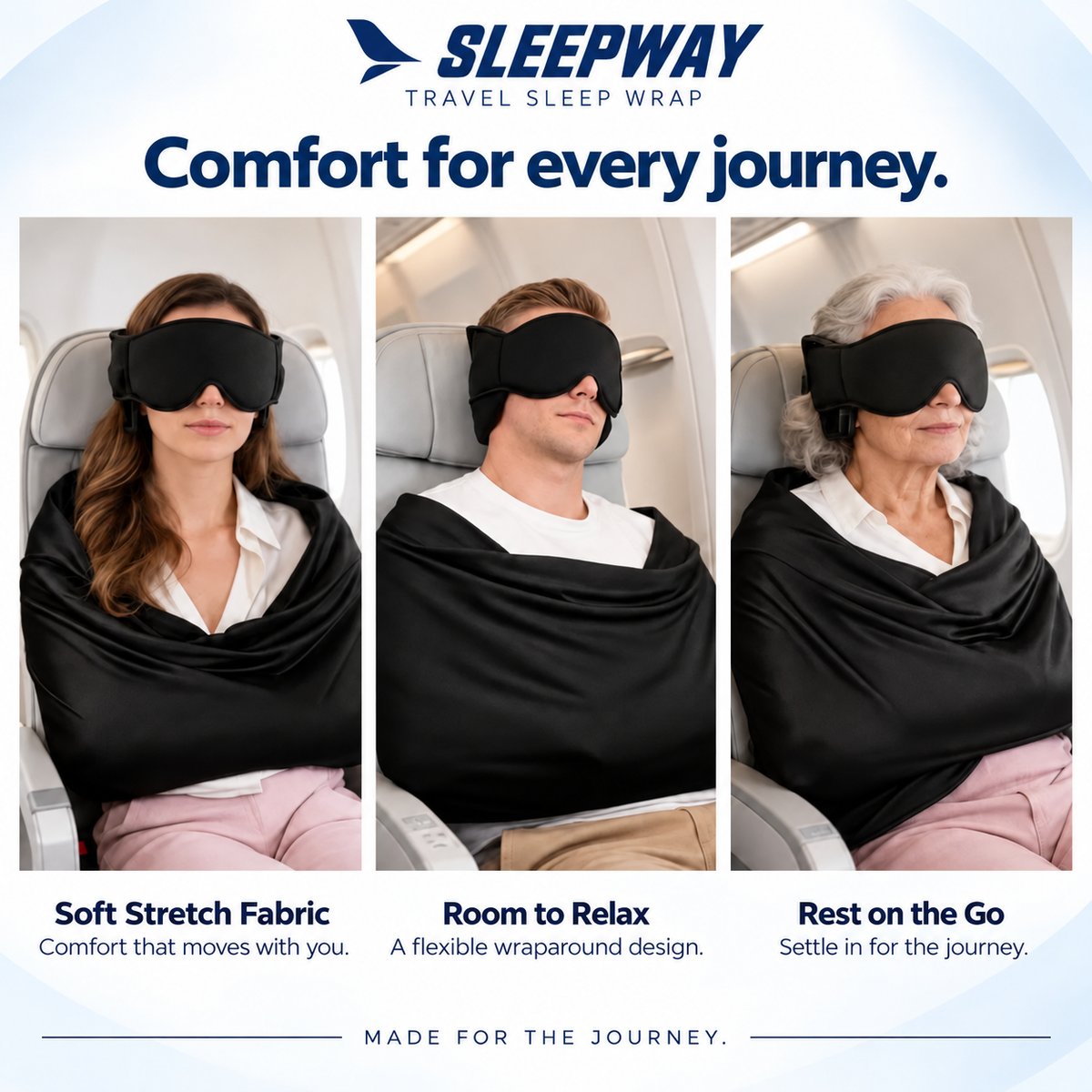 SLEEPWAY™ 3-in-1 Travel Sleep Set