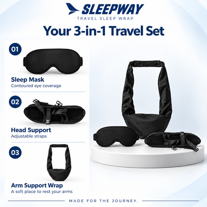 SLEEPWAY™ 3-in-1 Travel Sleep Set